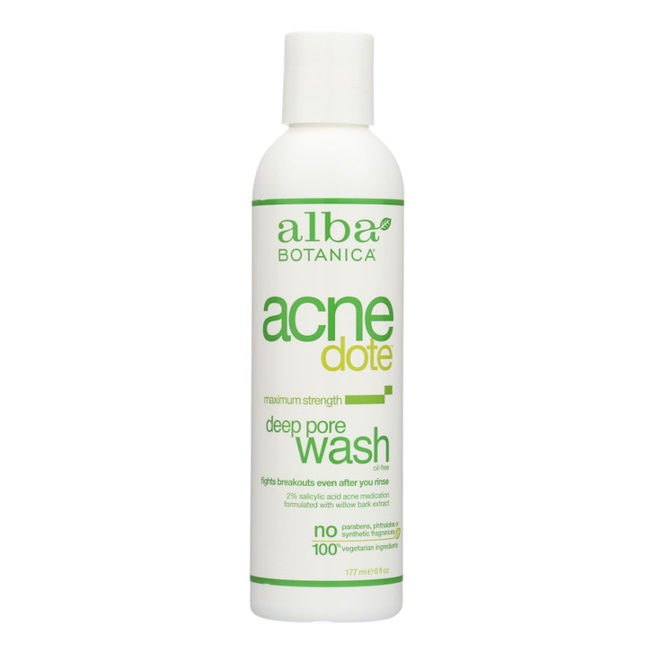 Alba Botanica - Natural Acnedote Deep Pore Wash - 6 fl oz