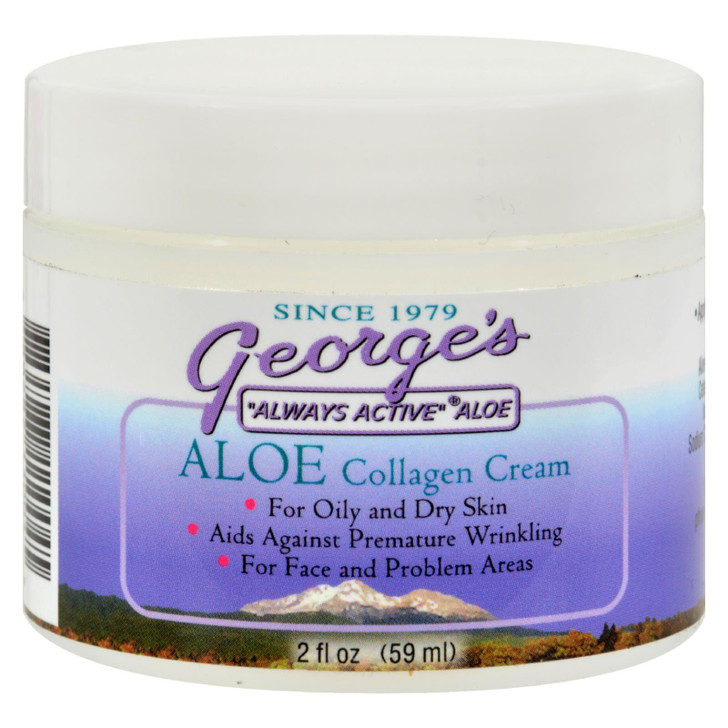 George's Aloe Vera Collagen Cream - 2 oz
