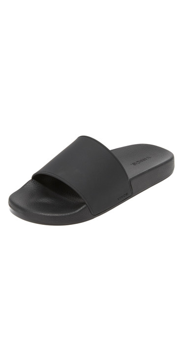 Vince Westcoast Women Slide Sandals, Black Us 6(11784875)