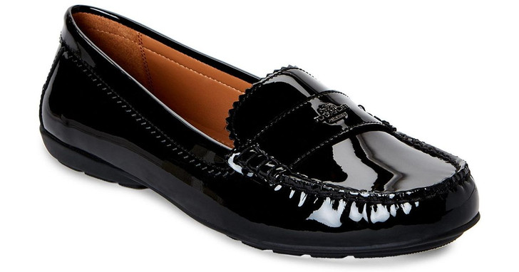 Coach odette hot sale loafer black