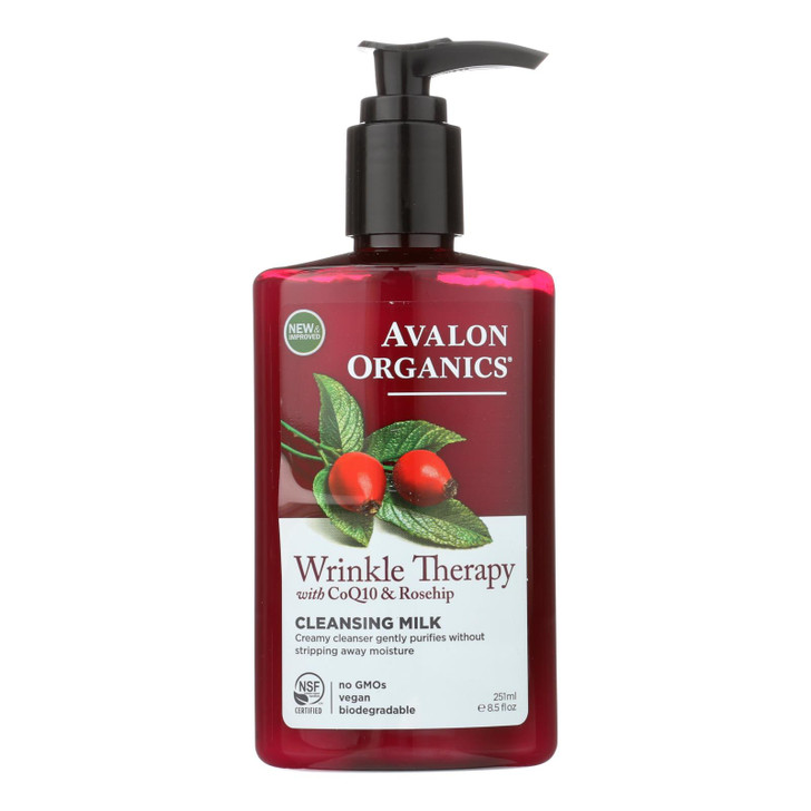 Avalon Organics CoQ10 Facial Cleansing Milk - 8.5 fl oz