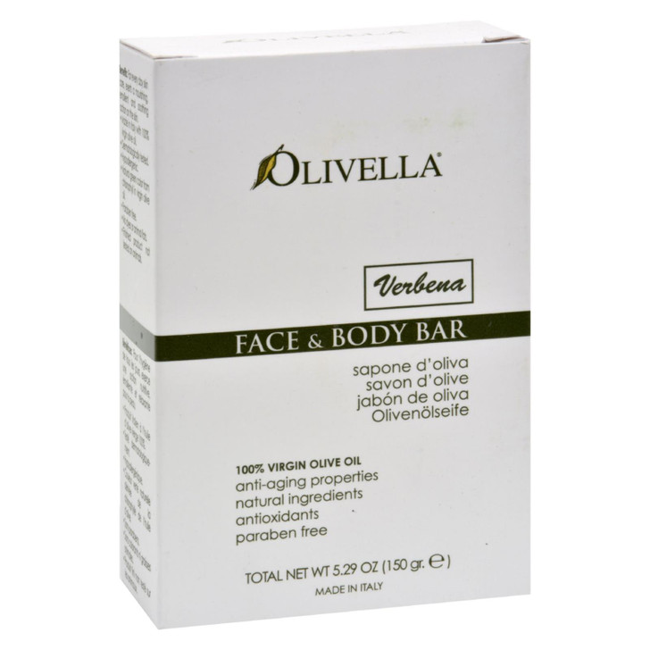 Olivella Face and Body Bar Verbena - 5.29 oz