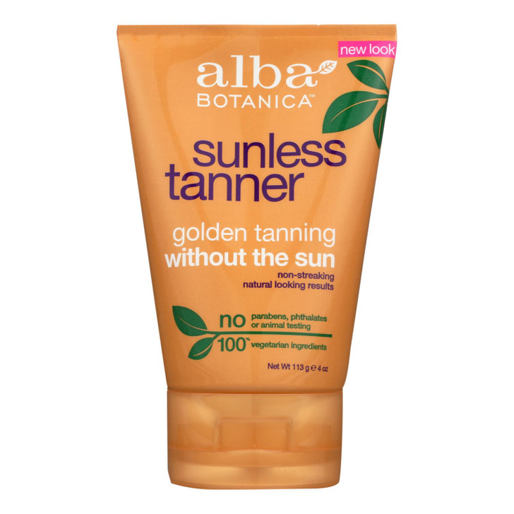 Alba Botanica - Very Emollient Sunless Golden Tanning Natural Formula - 4 oz