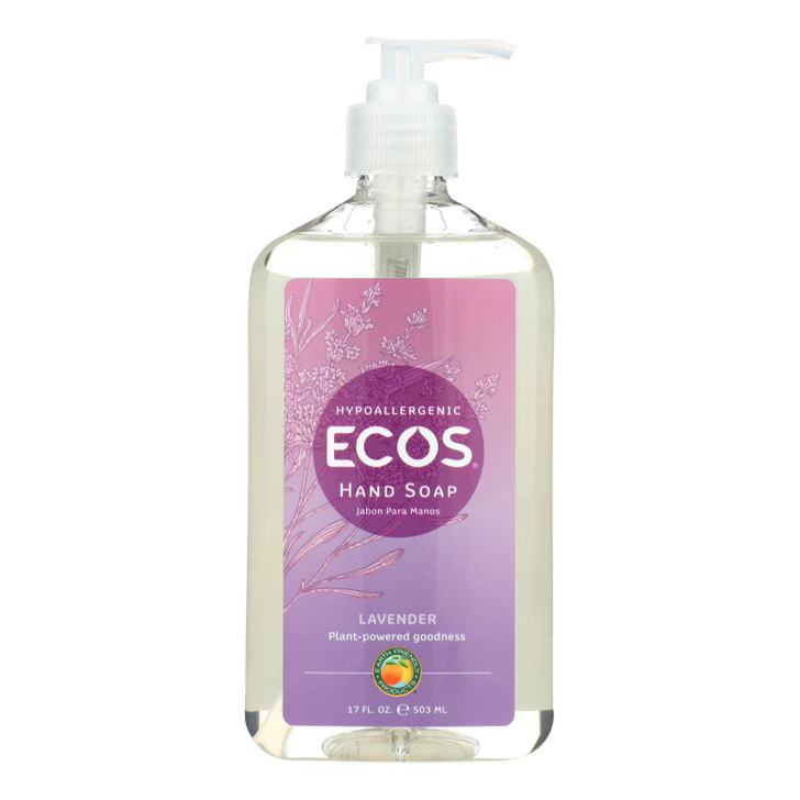 Earth Friendly Hand Soap - Lavender - Case of 6 - 17 FL oz.