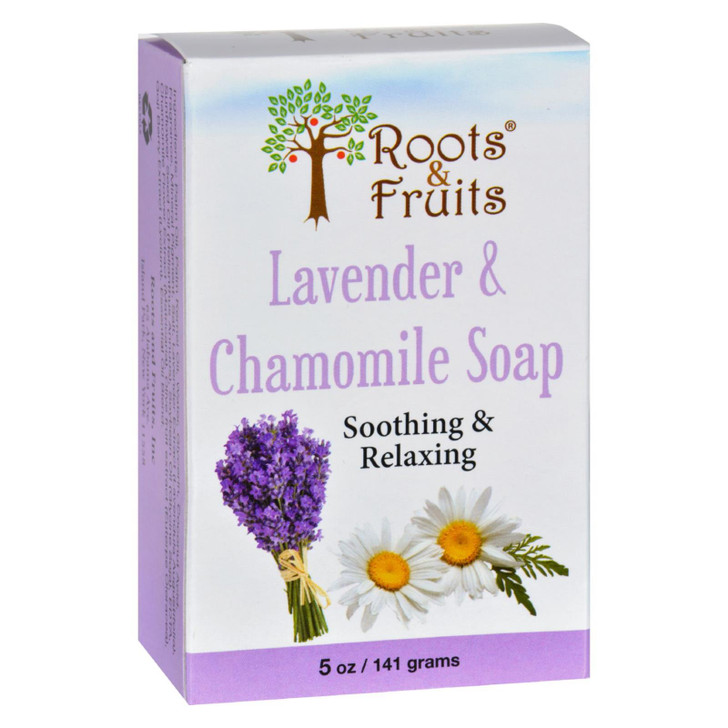 Roots and Fruits Bar Soap - Lavender and Chamomile - 5 oz