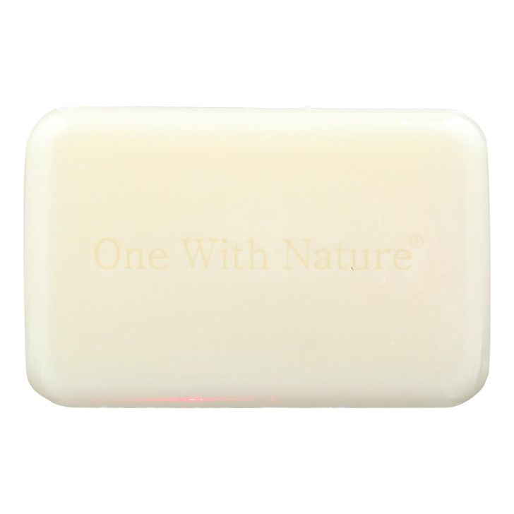 One With Nature Naked Soap - Goat's Milk and Lavender - Case of 6 - 4 oz.