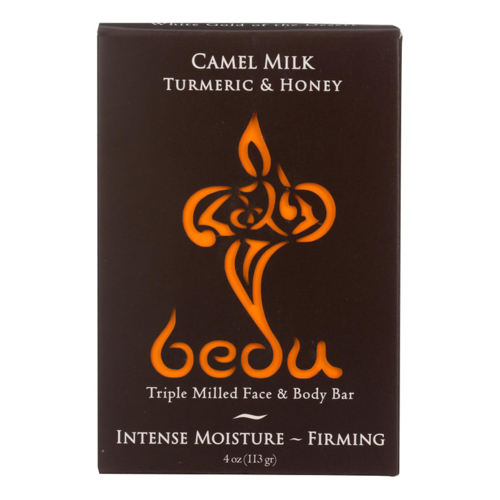 Bedu Face and Body Bar - Turmeric and Honey - Case of 6 - 4 oz.