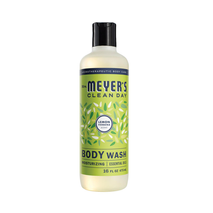 Mrs. Meyer's Clean Day - Body Wash - Lemon Verbena - Case of 6 - 16 fl oz