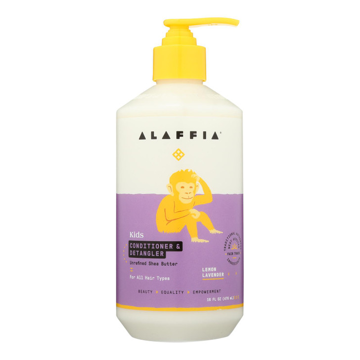 Alaffia - Everyday Conditioner and Detangler - Lemon Lavender - 16 fl oz.