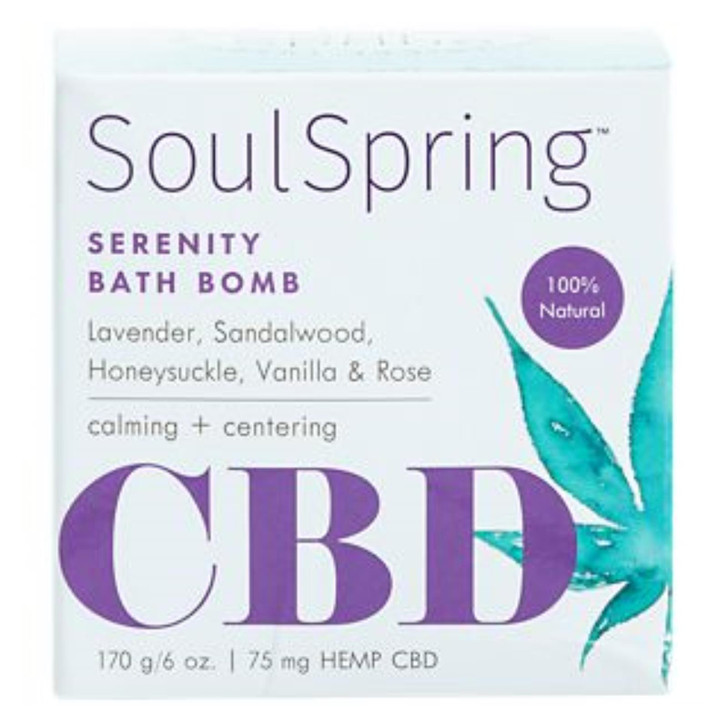 Soulspring - Bath Bomb Stimulating Cbd - EA of 1-6 OZ