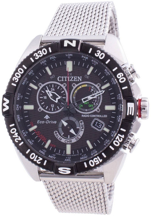 Citizen Promaster Navihawk Eco-Drive Tachymeter CB5840-59E 200M Men's Watch