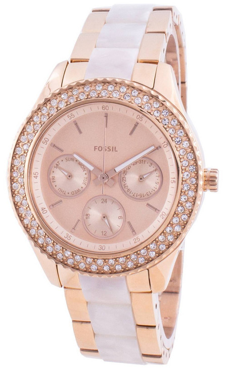 Fossil Stella ES4755 Quartz Diamond Accents Women's Watch