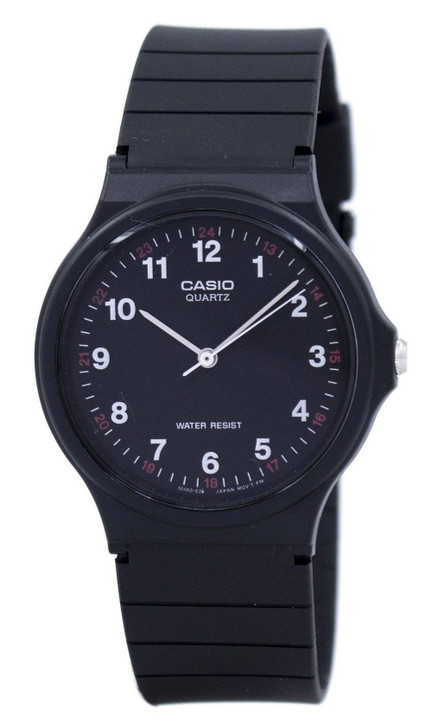Casio Classic Analog Quartz Black Resin MQ-24-1BLDF MQ24-1BLDF Men's Watch