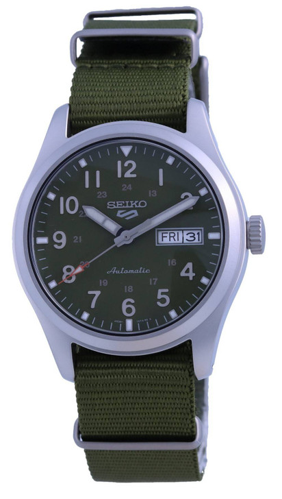 Seiko 5 Sports Field Green Dial Automatic SRPG33 SRPG33K1 SRPG33K 100M  Men's Watch