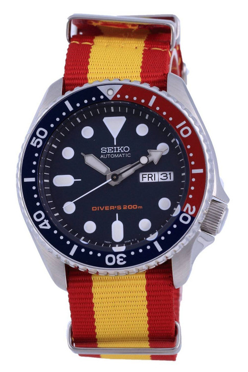 Seiko Automatic Diver's Polyester SKX009K1-var-NATO29 200M Men's Watch