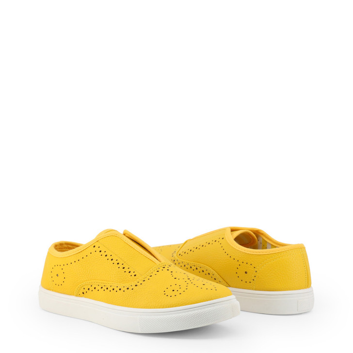 Roccobarocco Women Slip-on, Yellow (117247)