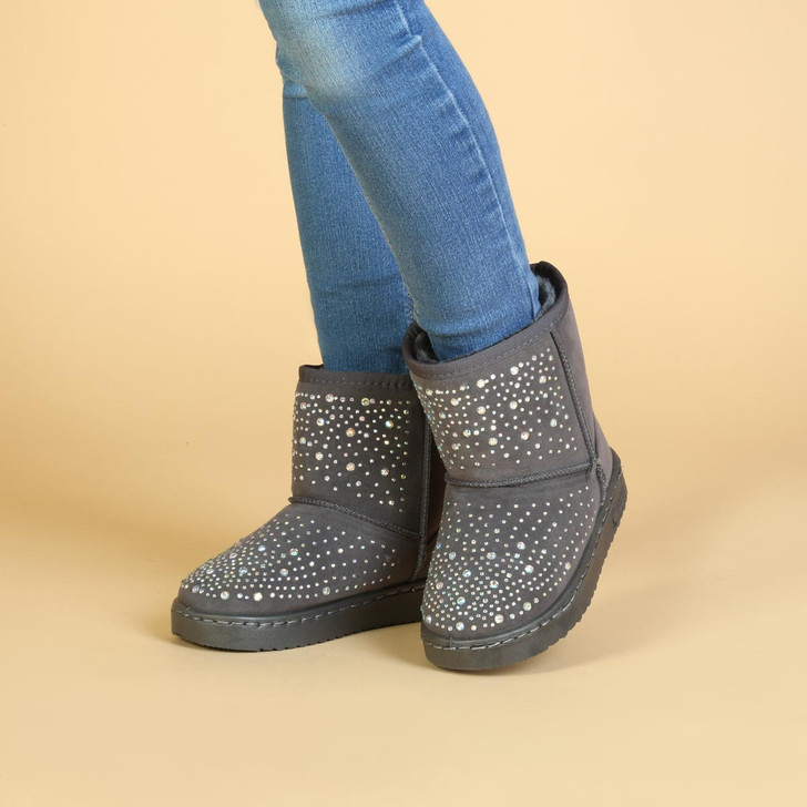 Shone Girl Ankle boots, Grey (113976)