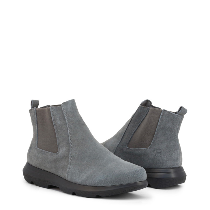 Marina Yachting Men Leather Ankle boots, Grey (113373)