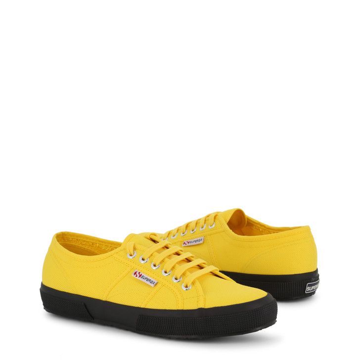 Superga Unisex Cotton Sneakers, Yellow (98024)