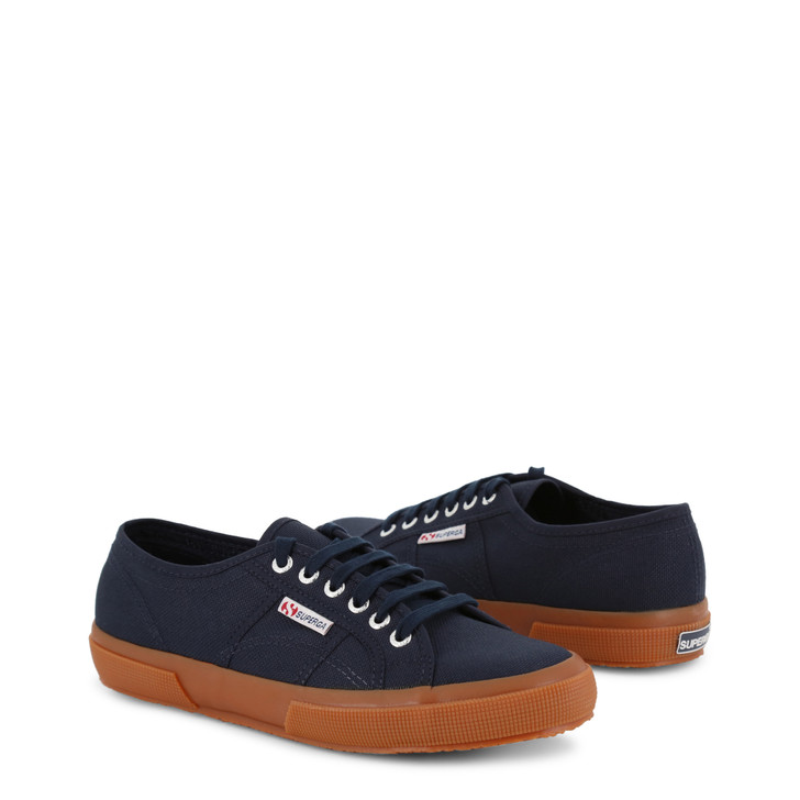 Superga Unisex Cotton Sneakers, Blue (98015)