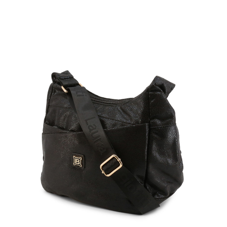 Laura Biagiotti Women Polyester Crossbody Bags, Black (125949)