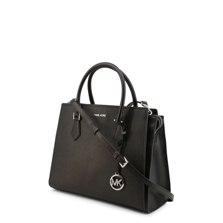 Michael Kors Women Leather Handbags, Black (125666)