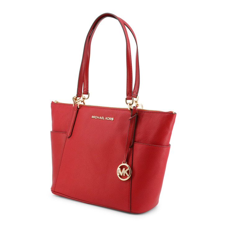 Michael Kors Women Leather Shopping bags, Red (125656)