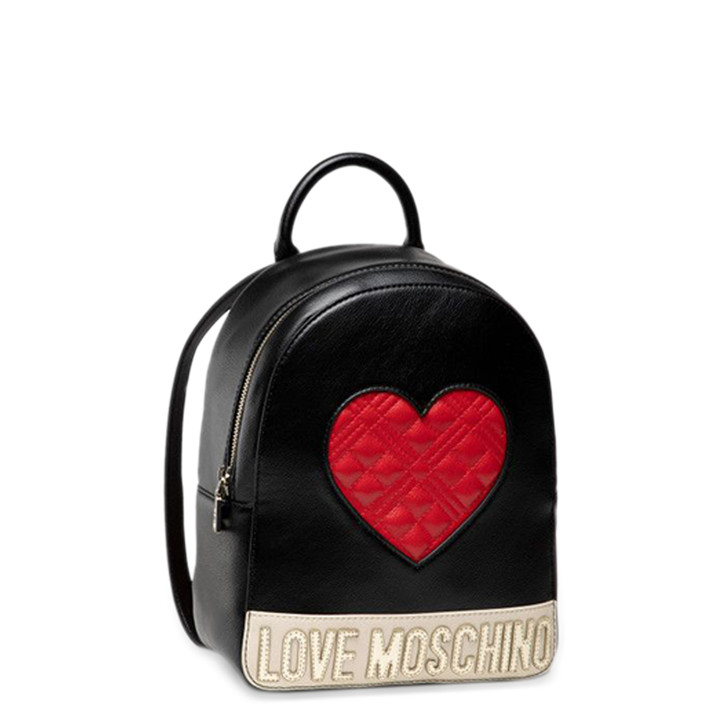 Love Moschino Women Polyurethane Rucksacks, Black (125508)