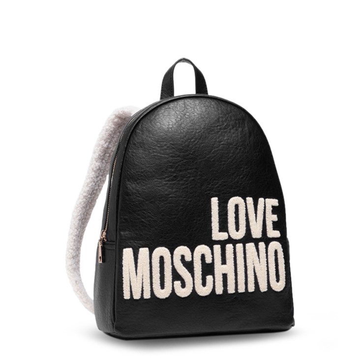 Love Moschino Women Polyurethane Rucksacks, Black (124188)