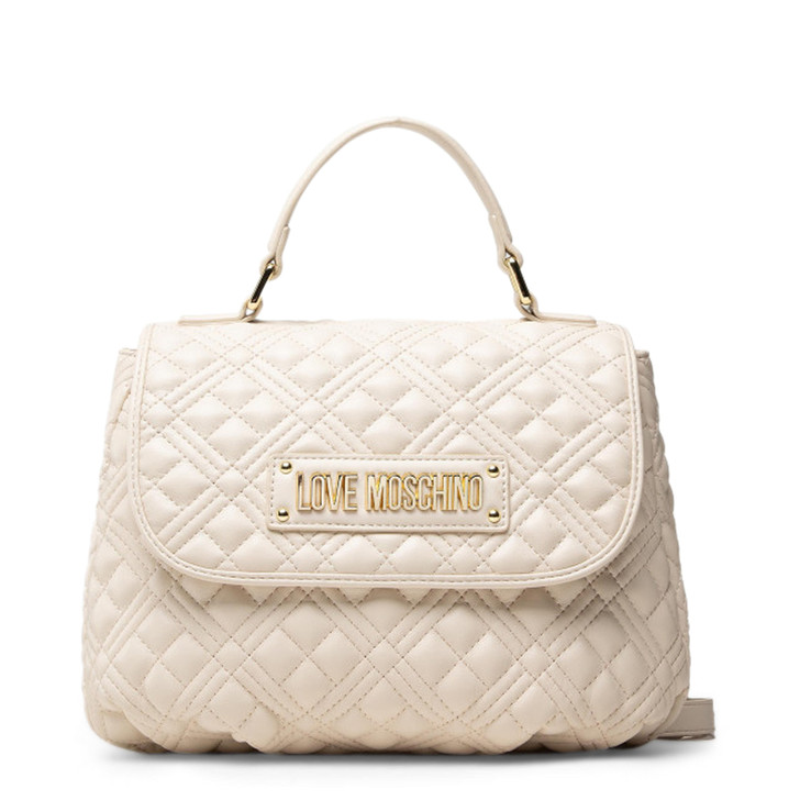 Love Moschino Women Polyurethane Handbags, White (122646)