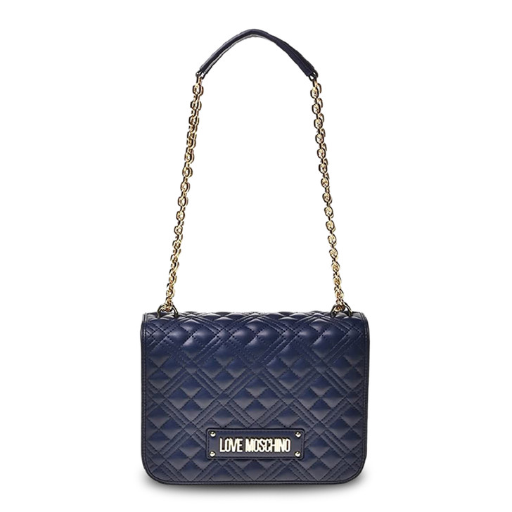 Love Moschino Women Polyurethane Shoulder bags, Blue (122640)