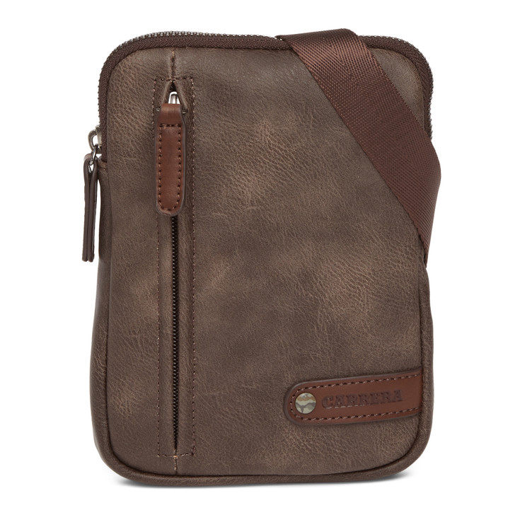 Carrera Jeans Men Polyurethane Crossbody Bags, Brown (122545)