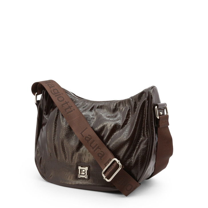 Laura Biagiotti Women Polyurethane Crossbody Bags, Brown (122260)