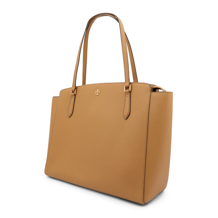 Tory Burch Women Leather Shopping bags, Brown (121299)