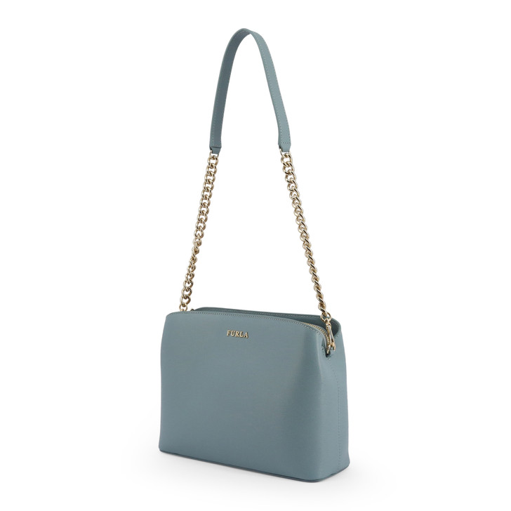 Furla Women Leather Shoulder bags, Blue (113971)