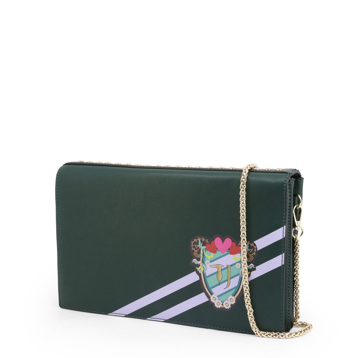 Trussardi Women Polyurethane Clutch bags, Green (112506)