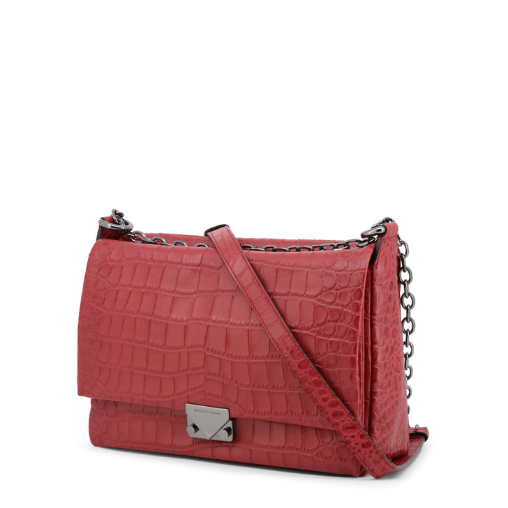 Emporio Armani Women Leather Shoulder bags, Red (112042)