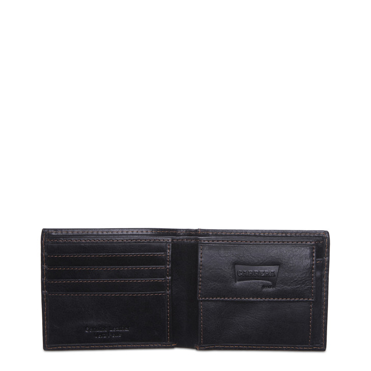 Carrera Jeans Men Leather Wallets, Black (123499)