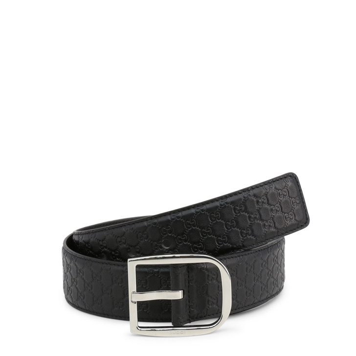 Gucci Men Leather Belts, Black (110252)