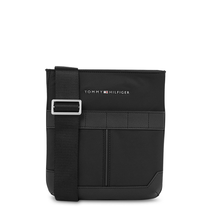 Tommy Hilfiger Men Polyester Crossbody Bags, Black (135313)