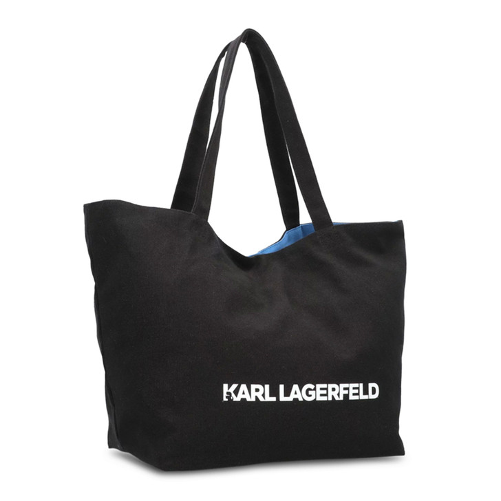 Karl Lagerfeld Women Cotton Shopping bags, Black (134304)