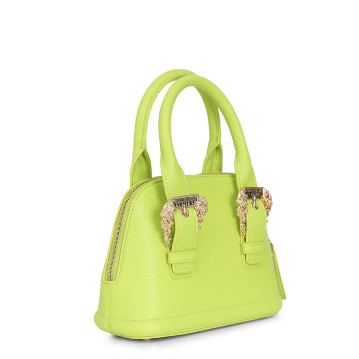 Versace Jeans Women Polyurethane Handbags, Green (134253)