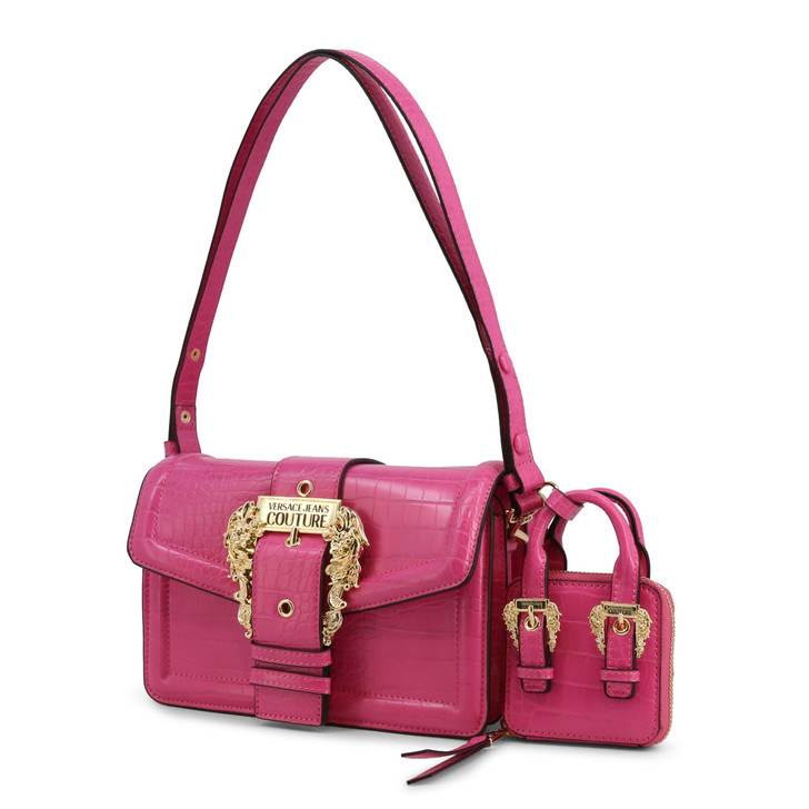 Versace Jeans Women Polyurethane Crossbody Bags, Pink (134250)