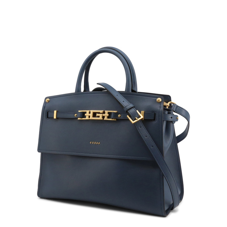 Guess Women Leather Handbags, Blue (133424)