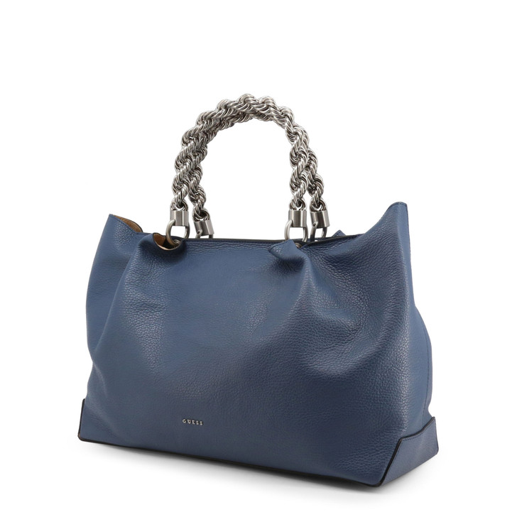 Guess Women Leather Shopping bags, Blue (133418)