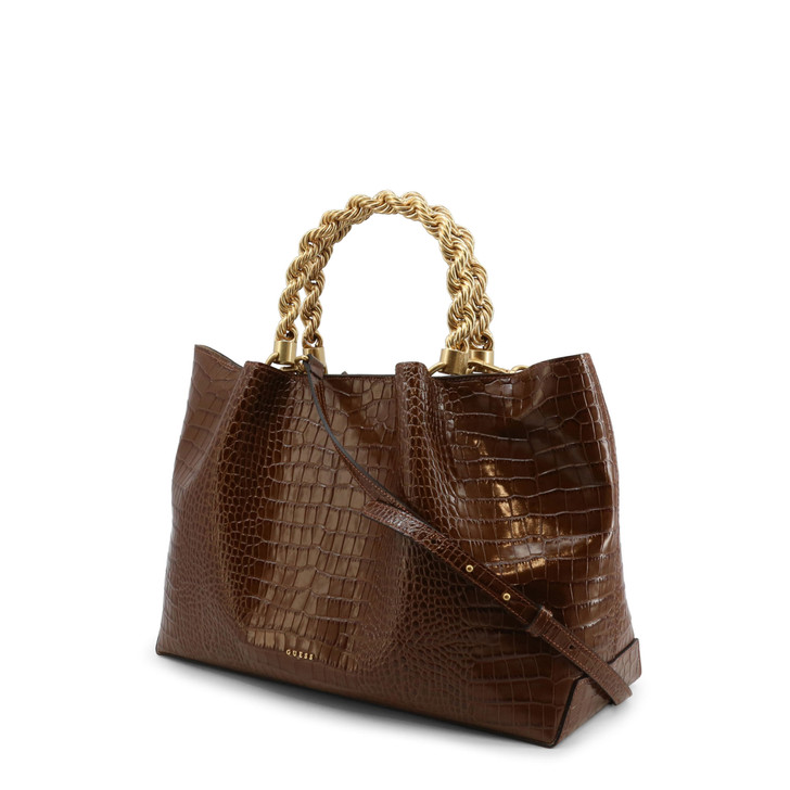 Guess Women Leather Shopping bags, Brown (133415)