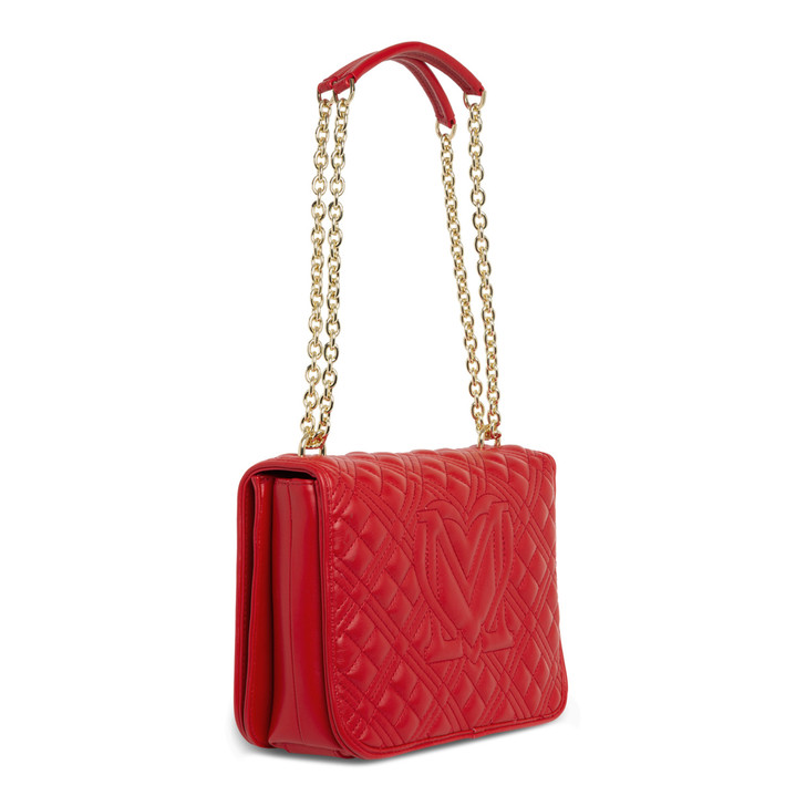 Love Moschino Women Polyurethane Shoulder bags, Red (132226)