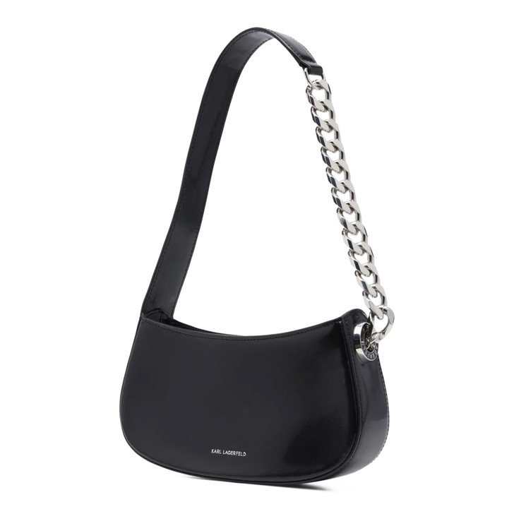 Karl Lagerfeld Women Leather Shoulder bags, Black (131995)