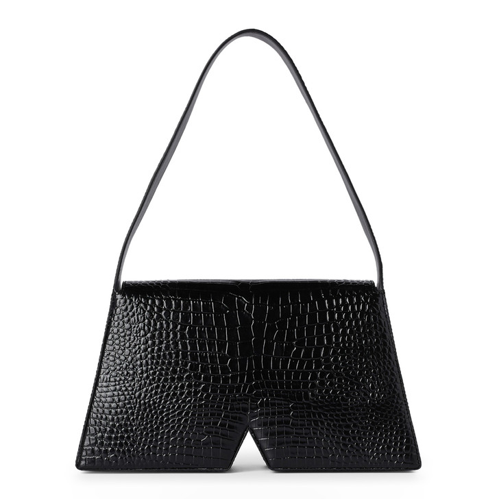Karl Lagerfeld Women Leather Shoulder bags, Black (131991)