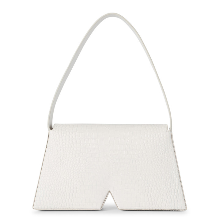 Karl Lagerfeld Women Leather Shoulder bags, White (131990)